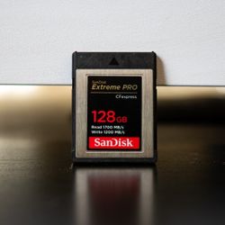 SanDisk Extreme Pro CF Express Card 128gb