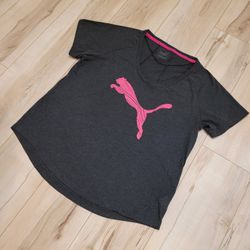 Puma Gray T-Shirt Womens Size L
