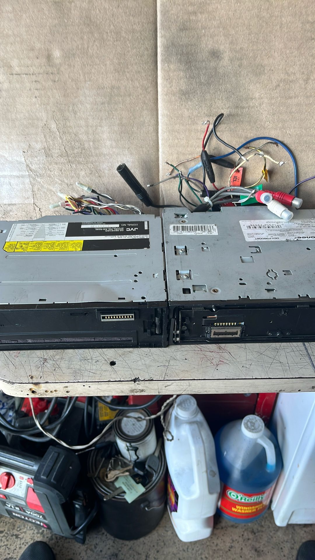 2 Car Stereos With NO face Plates