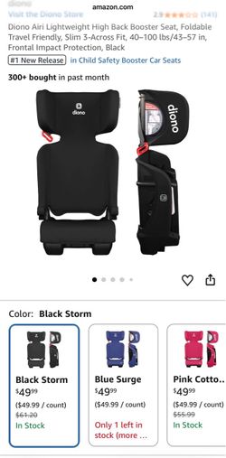 Diono Airi Lightweight High Back Booster Seat