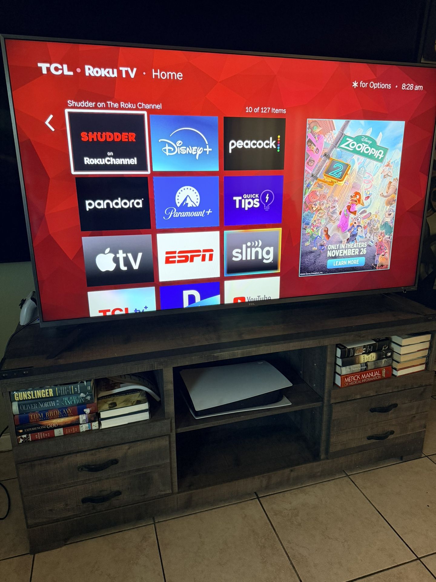TCL 65 PULGADAS CLASS 6-SERIES 4K UHD DOLBY VISION HDR ROKU SMART TV - 65R615
