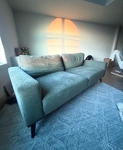 Like New Modern Couch With ottoman