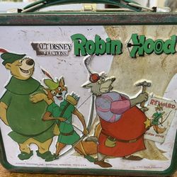 Aladdin Industries 1970s Robin Hood Metal Lunch Box