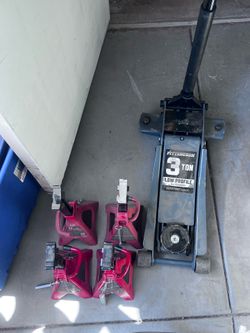Low profile 3 Ton Jack and Stands