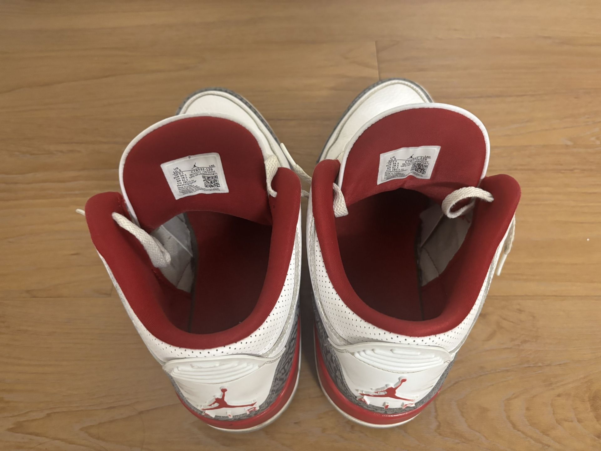 jordan’s 3s cardinal red