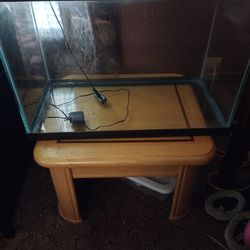 Top fin 20 Used Fish Tank With Led Lights 
