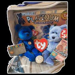 Ty BBOC Clubby II ☆ERROR- Tush Tag Reads Clubby & Clubby Beanie Bears