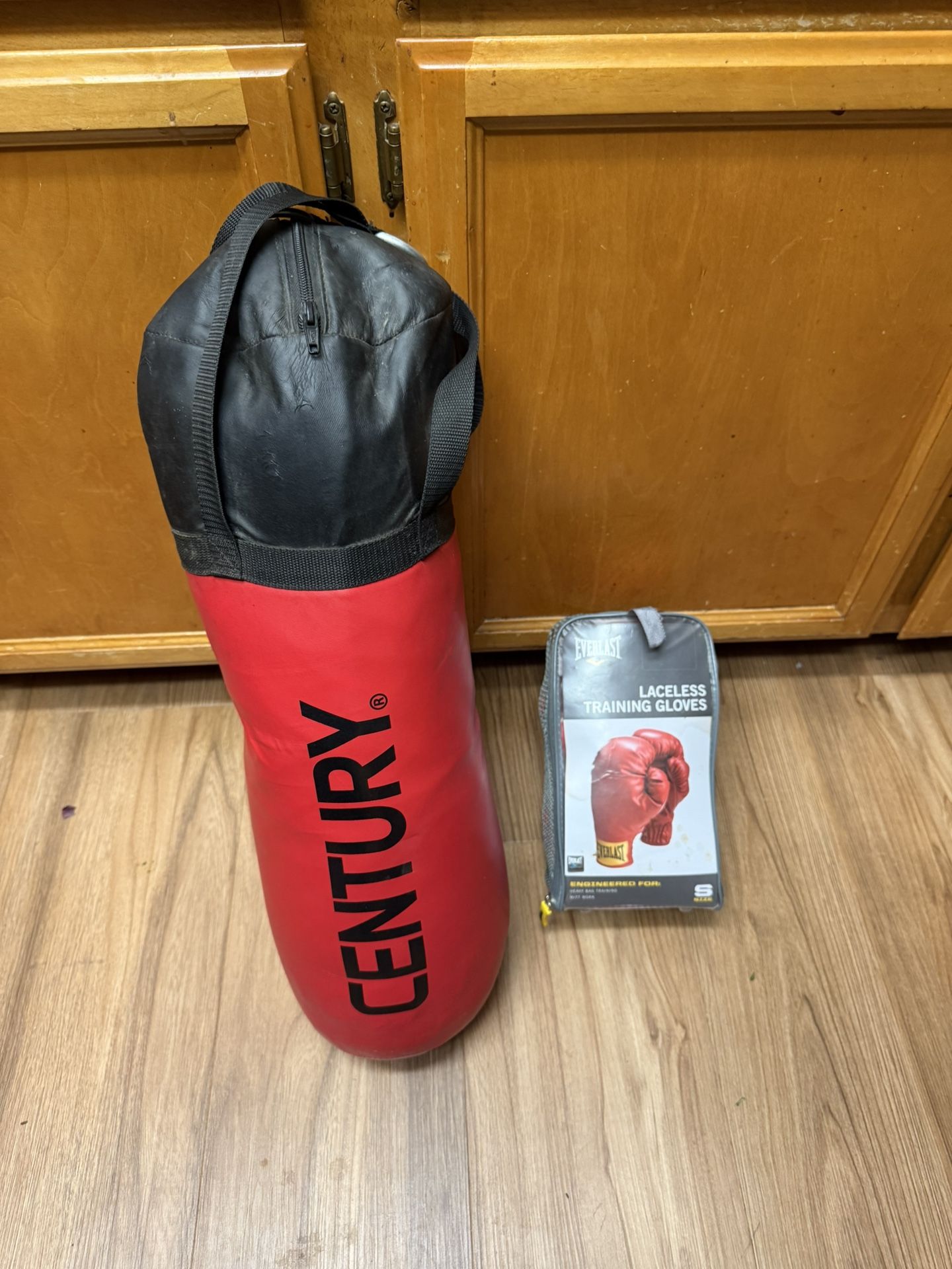 Kids Punching Bag And Gloves 
