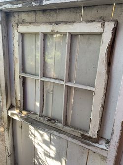 Vintage farmhouse window