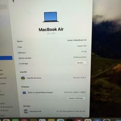 2022 MacBook Air M2