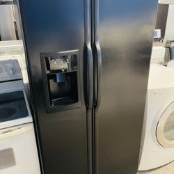 Ge Black Side By Side Fridge 