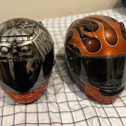 Harley Davidson Helmeted