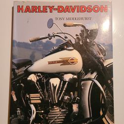 Harley Davidson Hard Cover Book