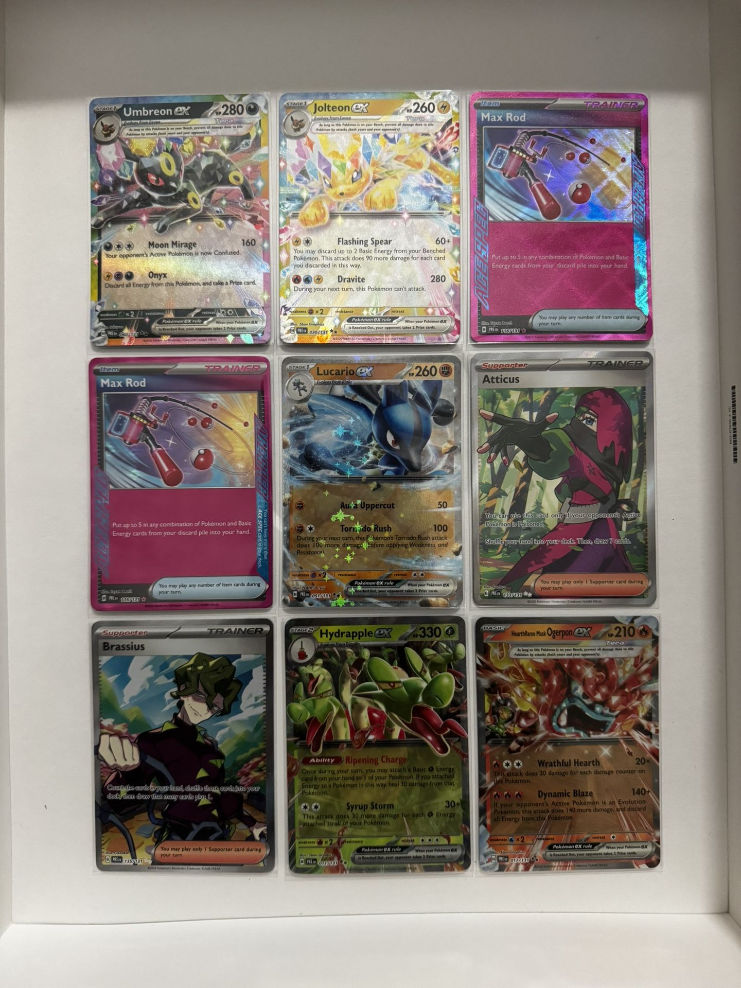 Pokemon Prismatic Evolutions Hits
