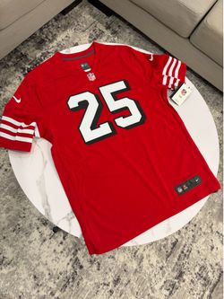 Brand New Elijah Mitchell SF 49ers Nike Jersey Men size Large