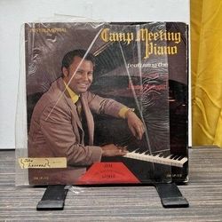 Jimmy Swaggart Camp Meeting Piano Gospel Instrumental 12 Vinyl LP Used