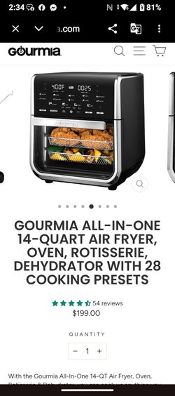 Gourmia all-in-one air fryer (brand new in box!!)