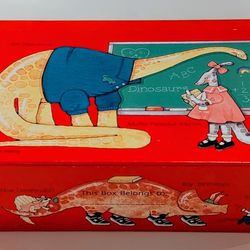 Vintage Dinosaur Crystal Collins-Sterling Supply Box