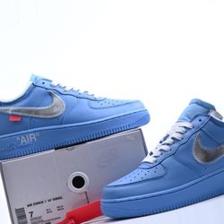 Nike Air Force 1 Low Off White Mca University Blue 38