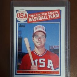 Mark Mcguire 1985 Topps #401  Oly.RC NM 