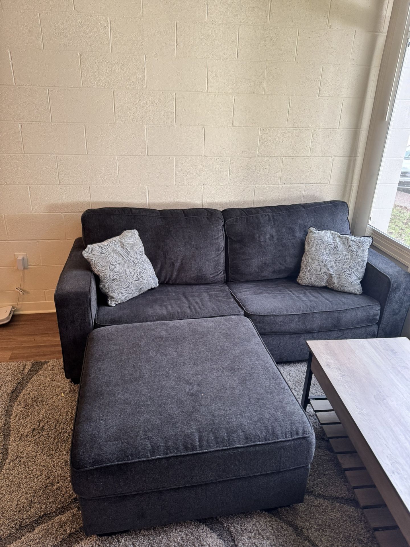 Altari Queen Sofa Sleeper With Matching Ottoman