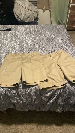 Kaki uniform shorts