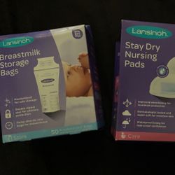 Lansinoh Storage Bags/ Nursing Pads