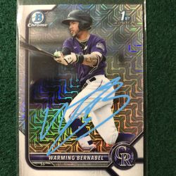 Warming Bernabel Rookie Card Auto