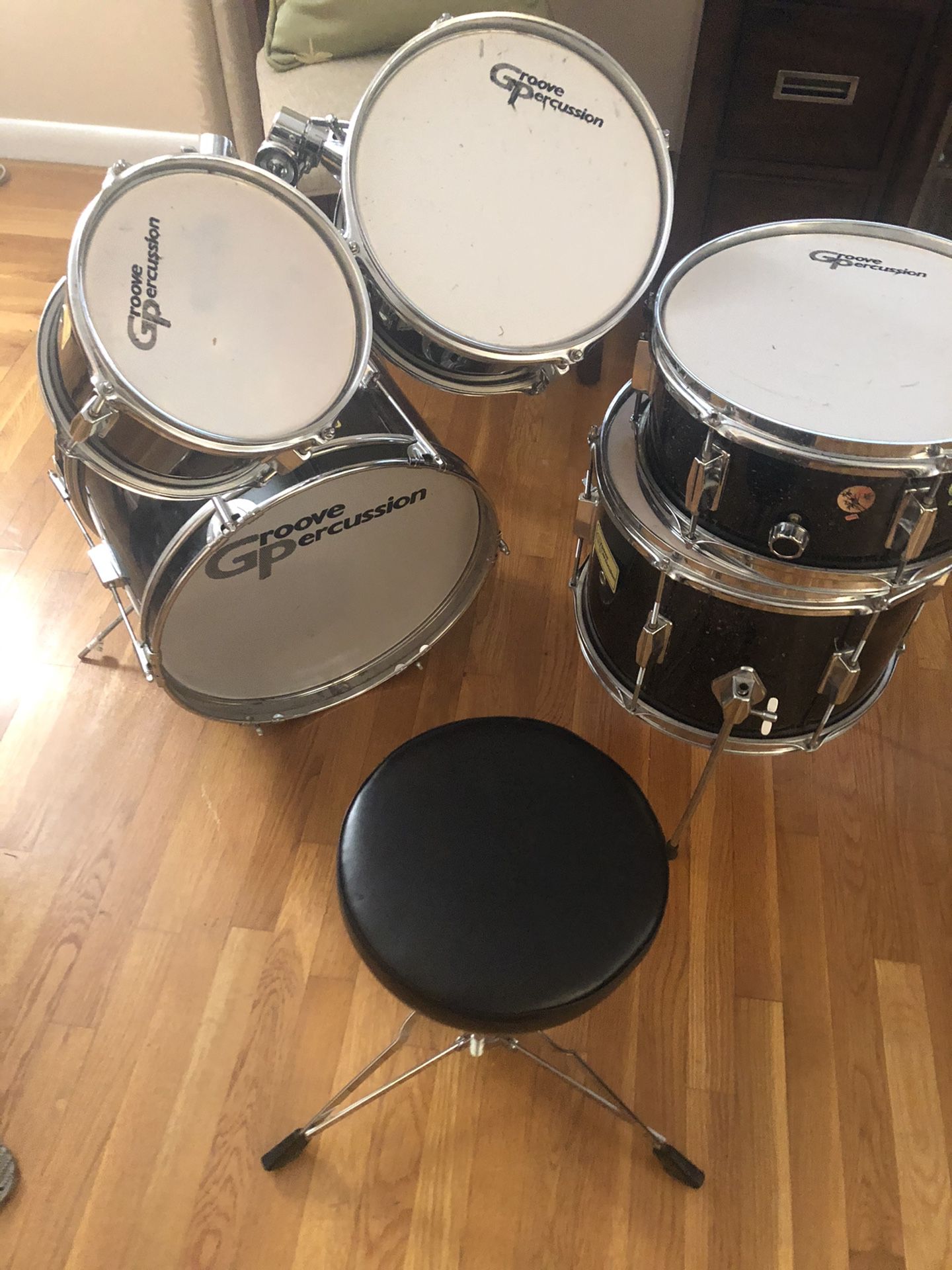 Groove Percussion Children’s Drumset