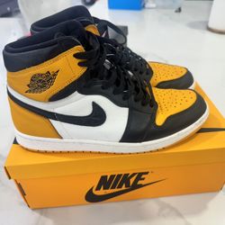 Nike Air Jordan 1 Yellow Black White