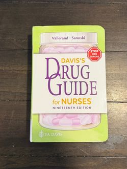 Davis’s Drug Guide for Nurses 19th Edition