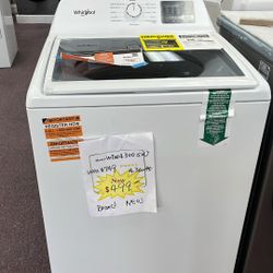 Washer Top Load New Open Box 