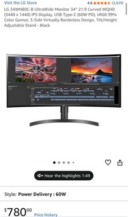 LG 34 Inch Montitor