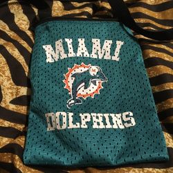 MIAMI DOLPHINS Jersey Style crossbody Purse Bag NFL