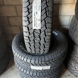 265/70R17 Hankook at2 tires