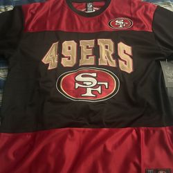 49ers Jersey Size Large