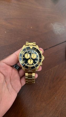 Invicta Mens Gold Watch