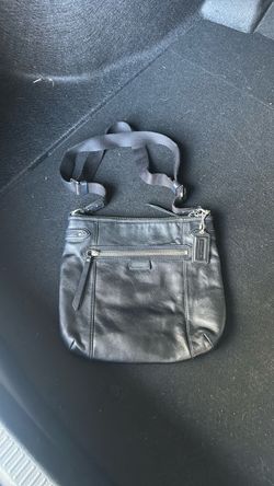 Coach Black Leather Crossbody Bag