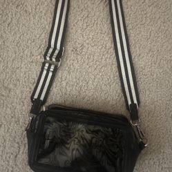 Women Black Cross Over Bag 