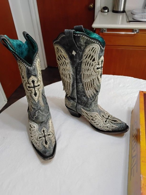 Ladies Corral Cowgirl Boots Size 8.5 