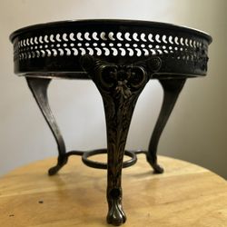 Silver Plated Antique / Vintage Chafing Dish / Plant Stand / Pedestal 