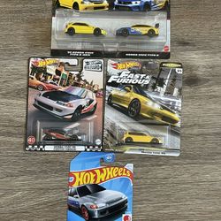 Hot Wheels Honda civic lot of 4  