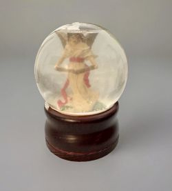Vintage Silvestri Musical Snow Globe The Wonder Of Christmas Angel Silent Night