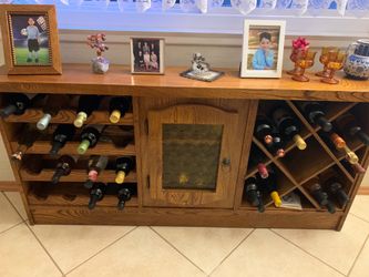 Hardwood Custom Made Wine Rack