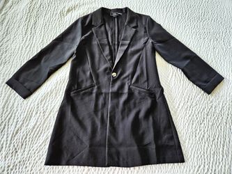 Have Black 3/4 Sleeve Blazer Jacket