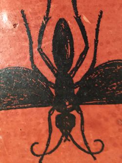 Must Sell! Price Dropped! Beautiful Small Framed Insect Tile.