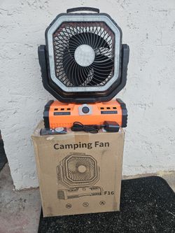  New Camping Fan With Remote Control 