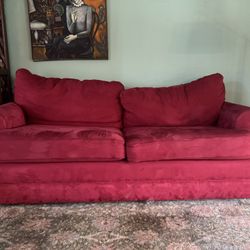 Red Sleeper Sofa Free!!