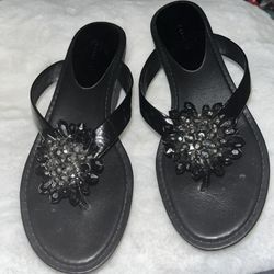 Coach Norice  Black Wedges 