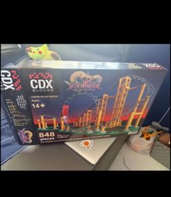 Rollercoaster Builder blocks/lego Set